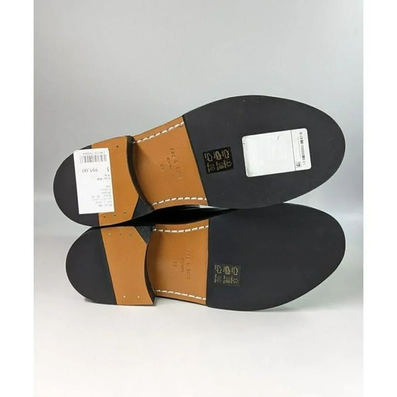 Rag & Bone Women's RB Moto Studded Pull On Boots Black Size 6 (MSRP $595) - Picture 9 of 10